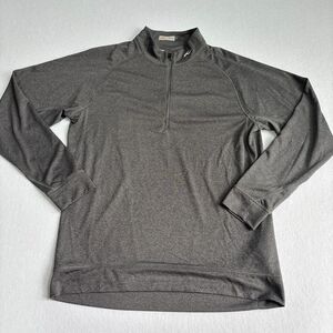 KJUS Quarter Zip Golf Pullover Shirt Mens 52 / L Gray Performance Long Sleeve
